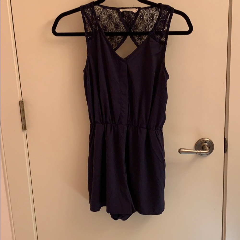 Navy romper